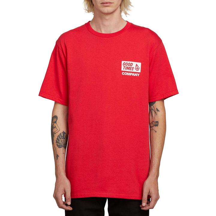 Volcom Is Good T-Shirt True Red