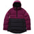 Holden Side Zip Puffer Jacket - Women's Sangria/Black
