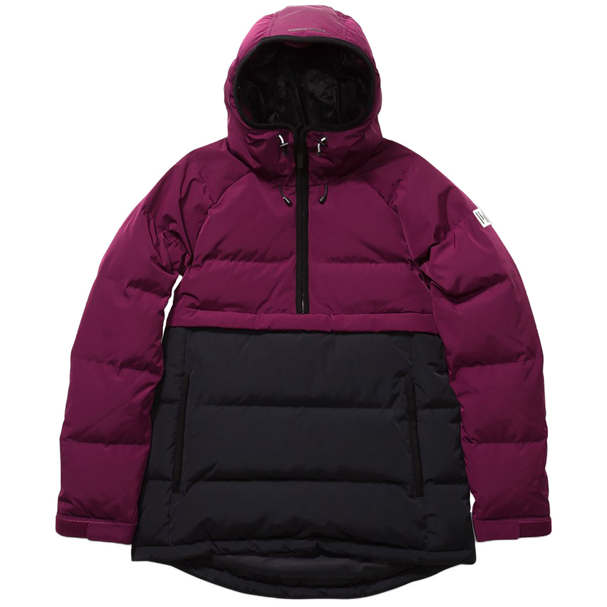 Holden Side Zip Puffer Jacket - Women's Sangria/Black