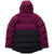Holden Side Zip Puffer Jacket - Women's Sangria/Black
