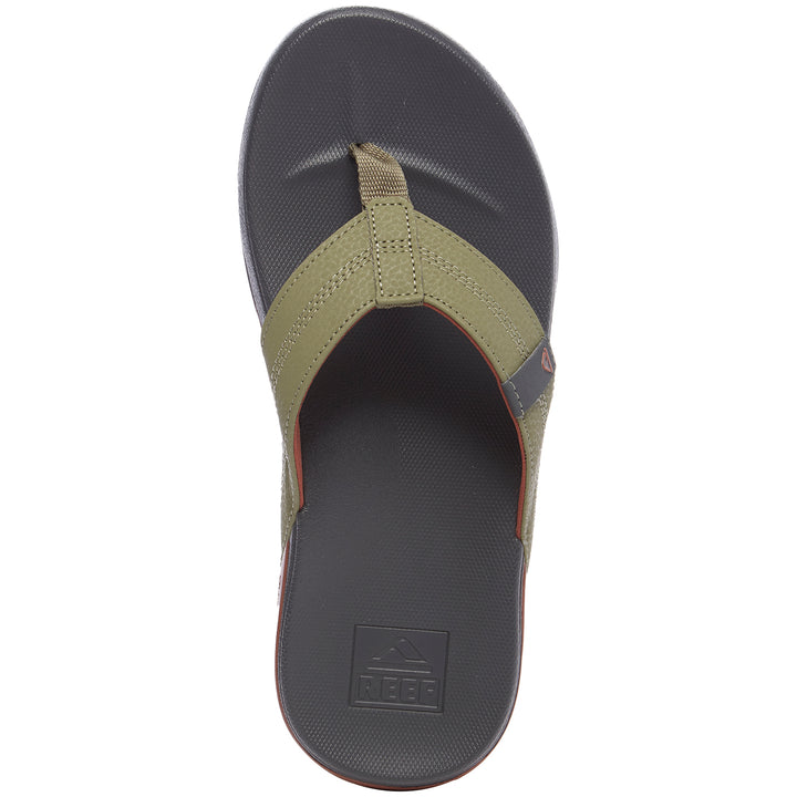 Reef Cushion Phantom Sandal Olive/Red