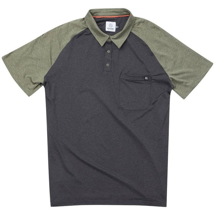 Flylow Lopez Polo Shirt Black/Herb