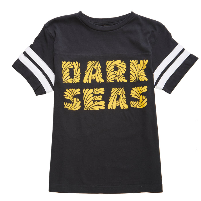 Dark Seas Resort Football T-Shirt - Women's Black