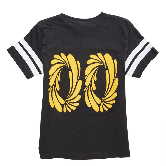 Dark Seas Resort Football T-Shirt - Women's Black
