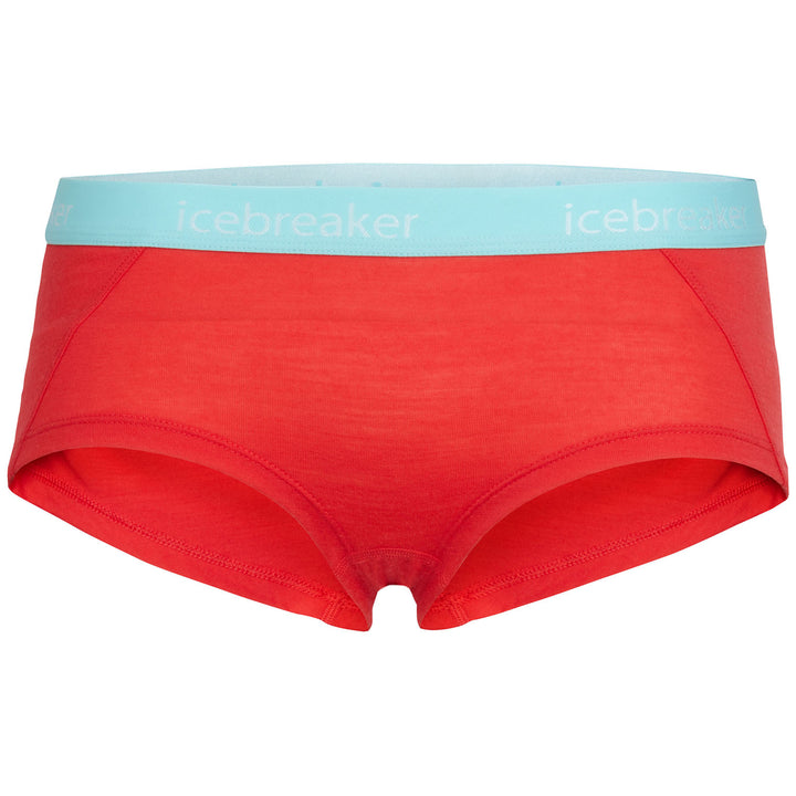 Icebreaker Sprite Hot Pants - Women's Ember/Aqua Splash
