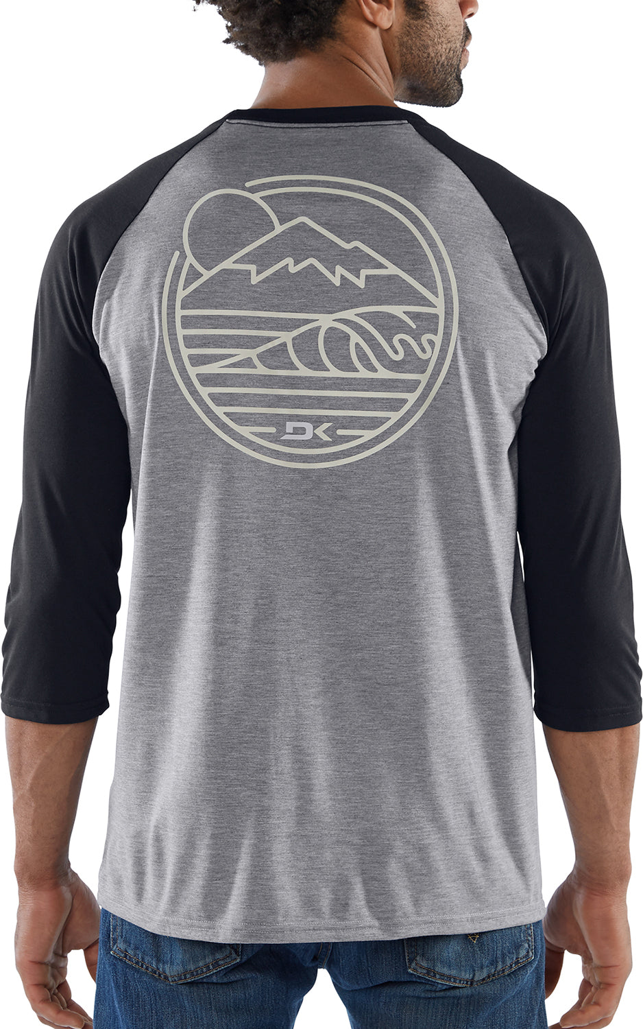 Dakine Well Rounded 3/4 Raglan Tech Tee Black