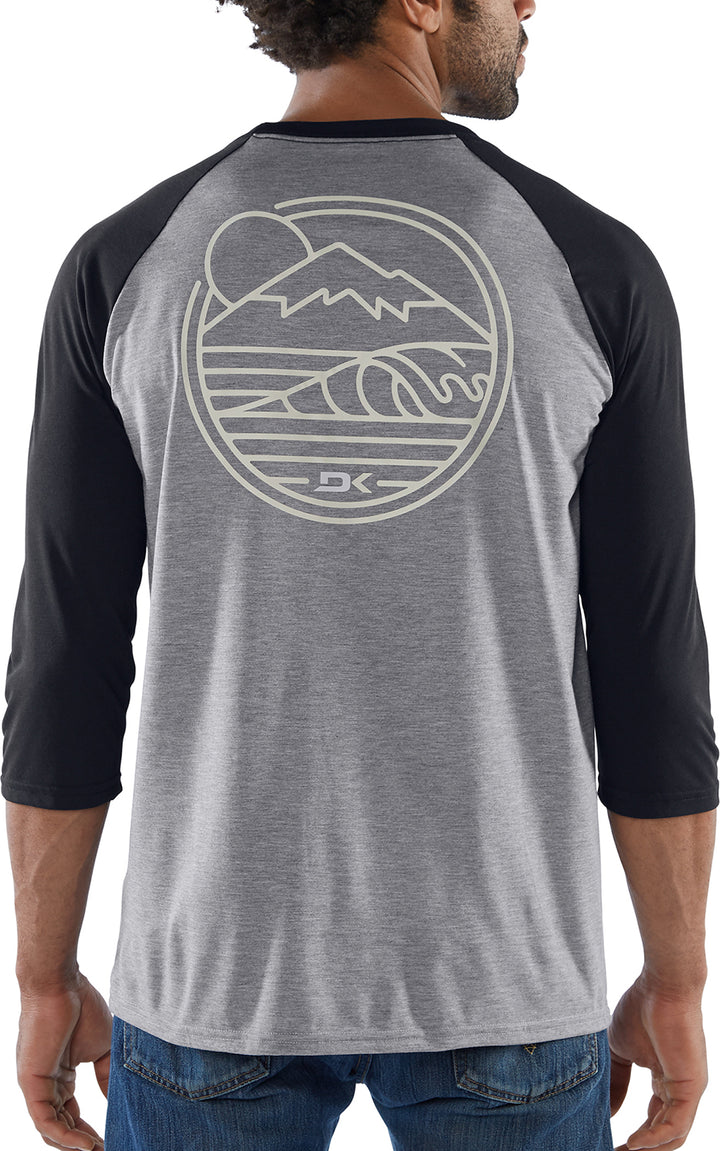 Dakine Well Rounded 3/4 Raglan Tech Tee Black