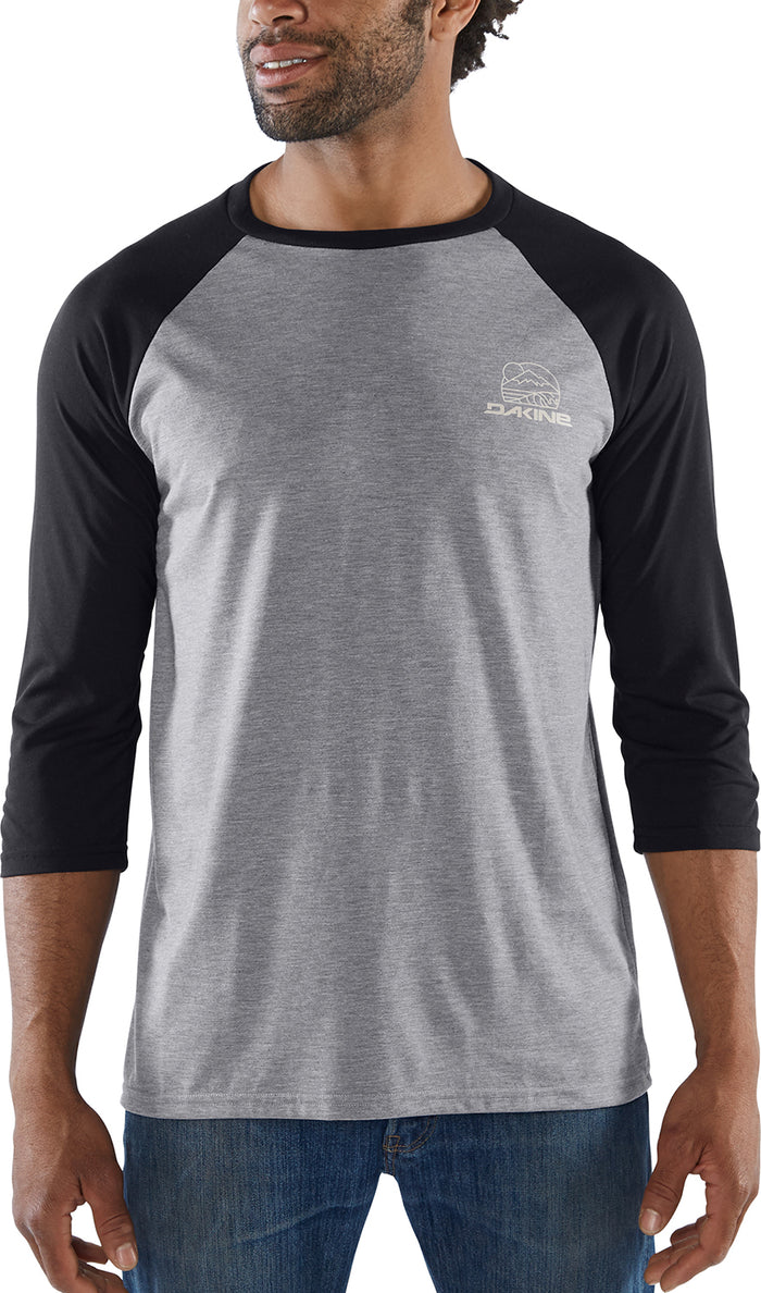 Dakine Well Rounded 3/4 Raglan Tech Tee Black