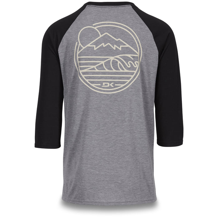 Dakine Well Rounded 3/4 Raglan Tech Tee Black