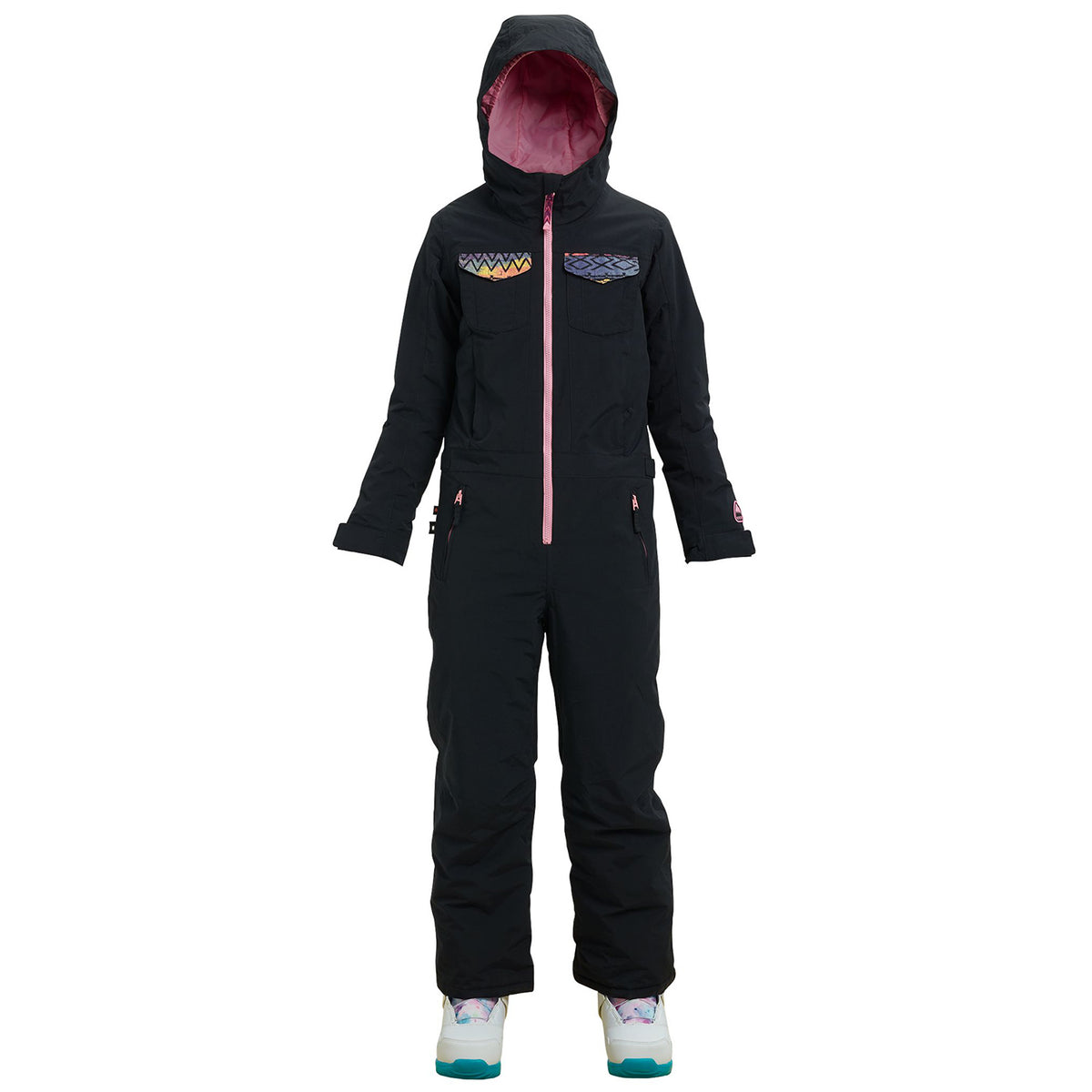Burton Game Piece One Piece Suit - Girls' True Black/Technicat Dream