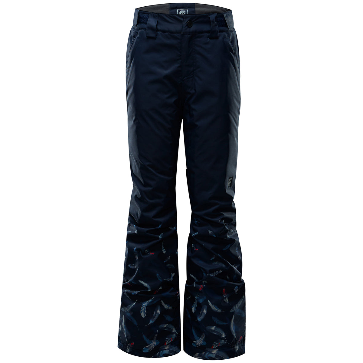 Orage Tassara Printed Pants - Girls' Dark Moon Feather Print