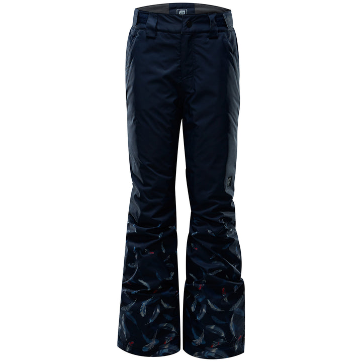 Orage Tassara Printed Pants - Girls' Dark Moon Feather Print
