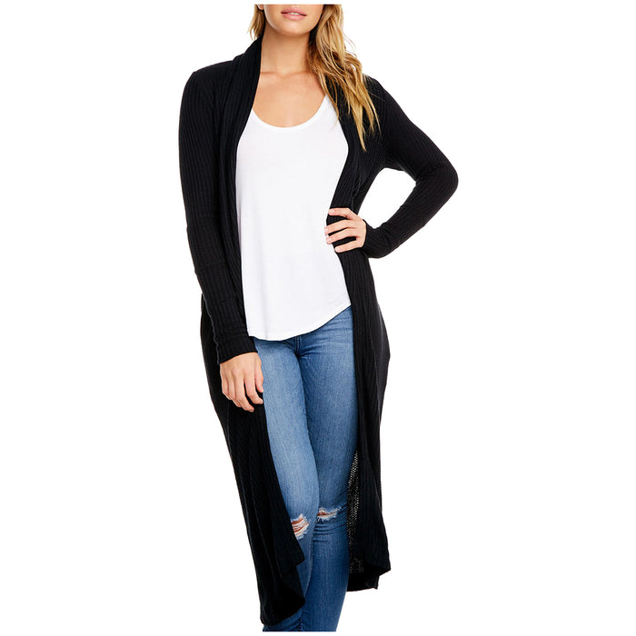 Chaser Thermal Duster Cardigan - Women's Black