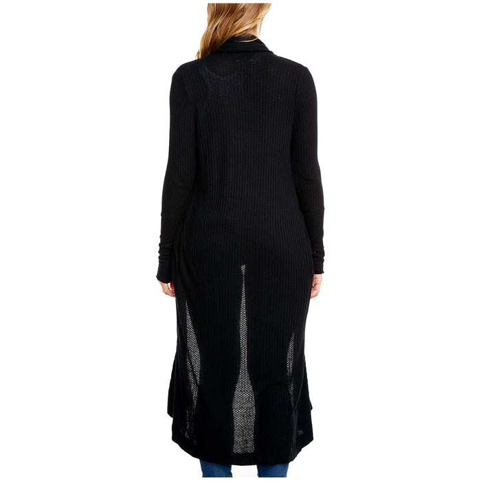 Chaser Thermal Duster Cardigan - Women's Black
