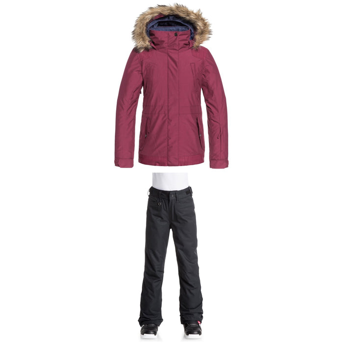 Roxy Tribe Jacket - Girls' + Roxy Backyard Pants - Girls'