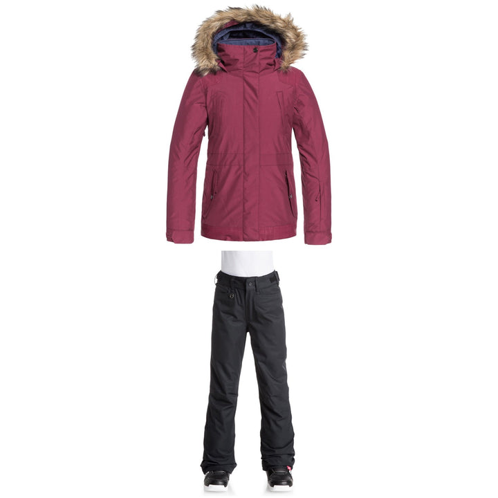 Roxy Tribe Jacket - Girls' + Roxy Backyard Pants - Girls'