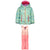 Obermeyer Cakewalk Jacket - Little Girls' + Obermeyer Ober-All Bibs - Little Girls'