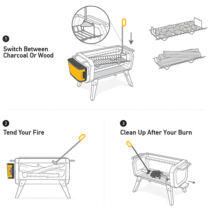 BioLite Fire Pit Poker One Color