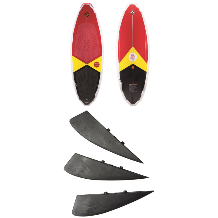 Connelly Ride Wakesurf Board + Surf Rope + Ride Fin Package