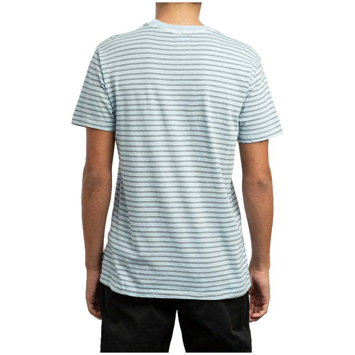 RVCA Automatic Stripe T-Shirt Ether Blue