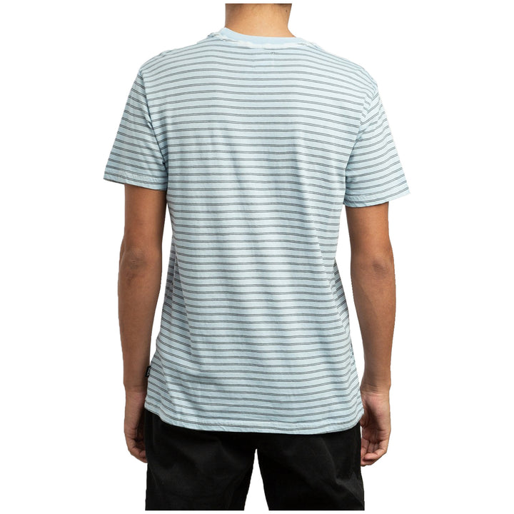 RVCA Automatic Stripe T-Shirt Ether Blue