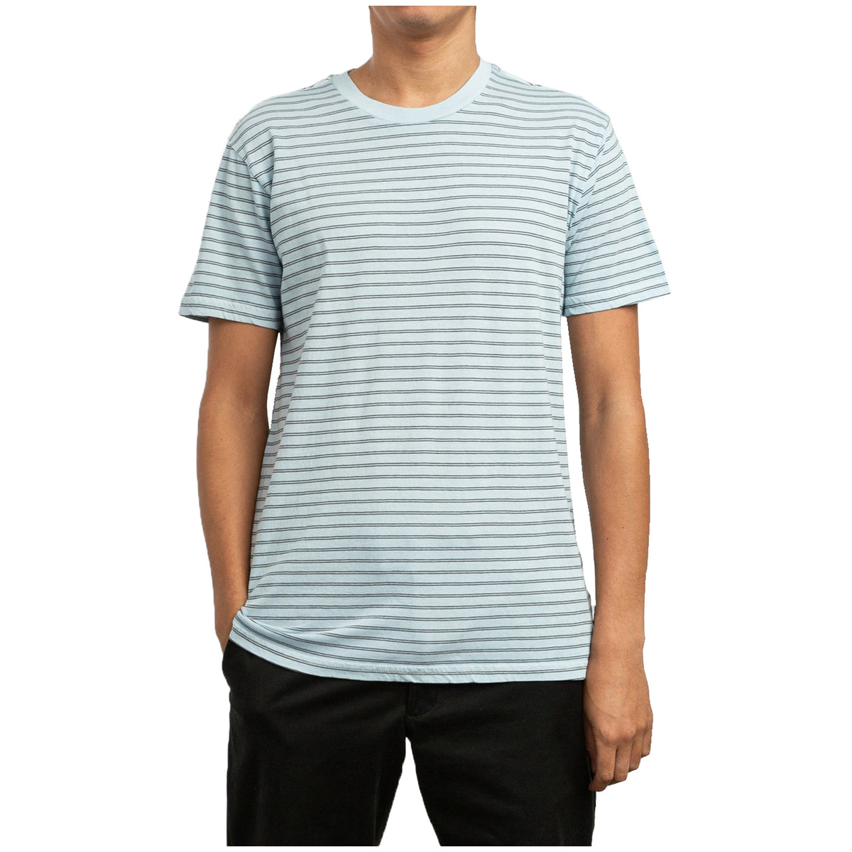 RVCA Automatic Stripe T-Shirt Ether Blue