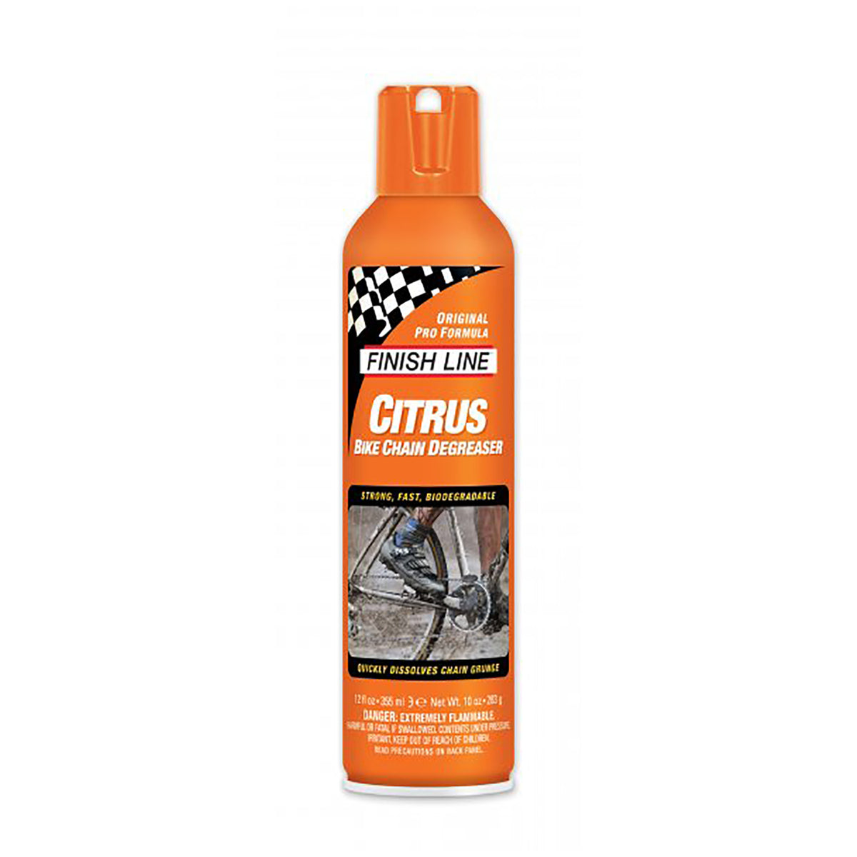 Finish Line Citrus Bike Degreaser - 12oz Aerosol Can