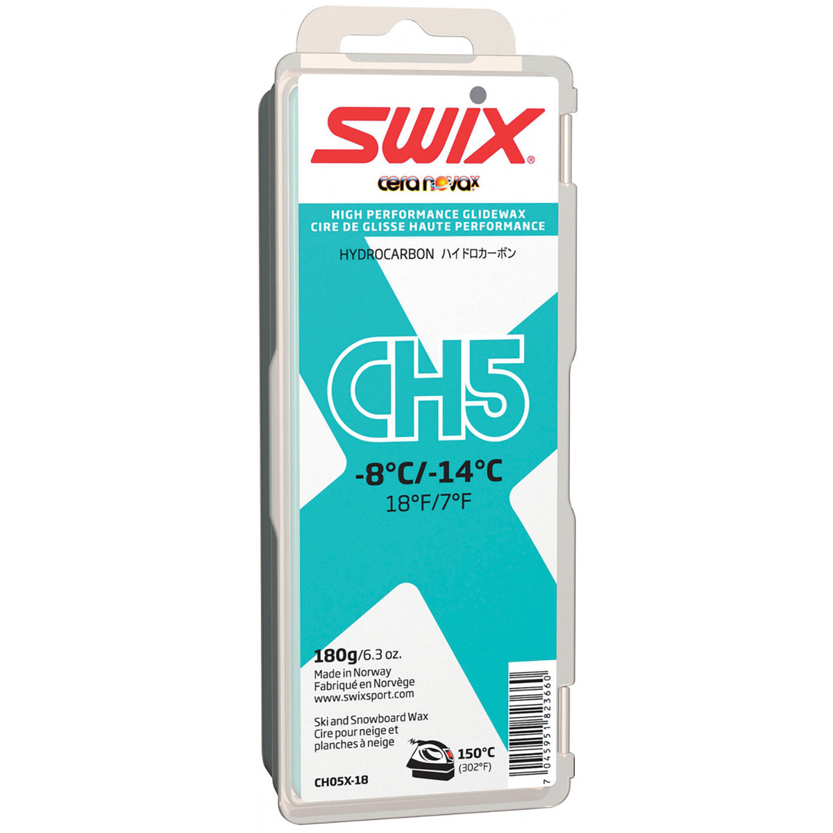 SWIX CH5X Turquoise 180g Wax None