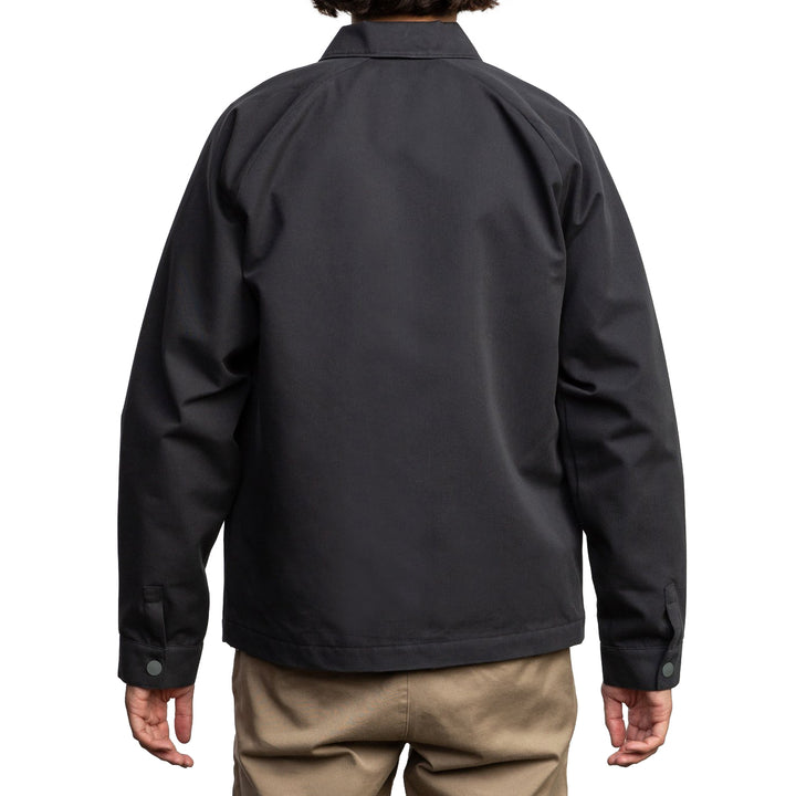 RVCA Gerrard Waist Cut Jacket Pirate Black
