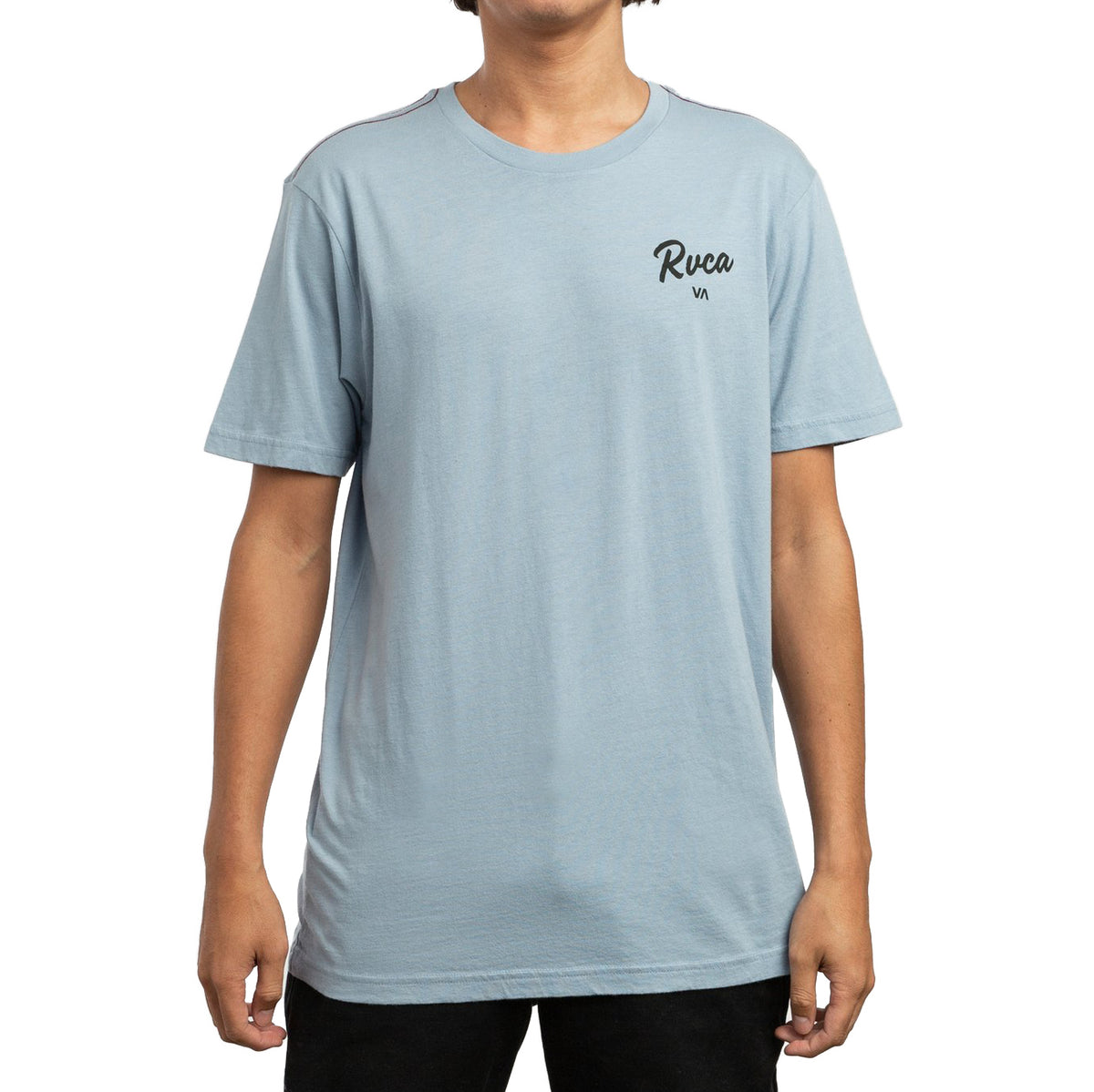 RVCA Postmark Short-Sleeve T-Shirt Dusty Blue
