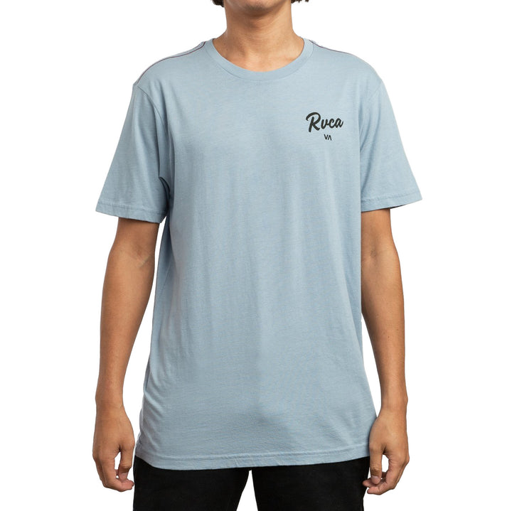 RVCA Postmark Short-Sleeve T-Shirt Dusty Blue