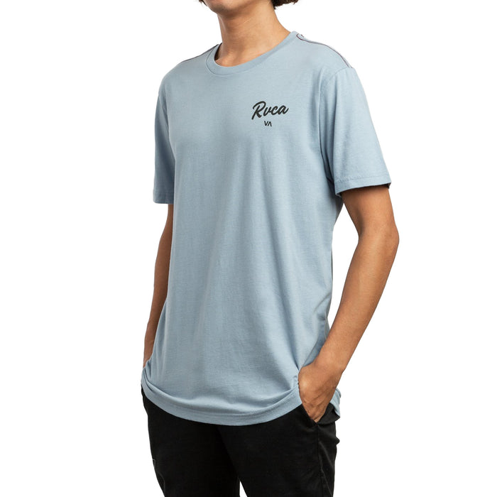 RVCA Postmark Short-Sleeve T-Shirt Dusty Blue