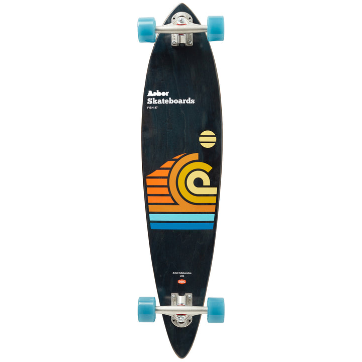 Arbor Fish Artist Draplin Longboard Complete