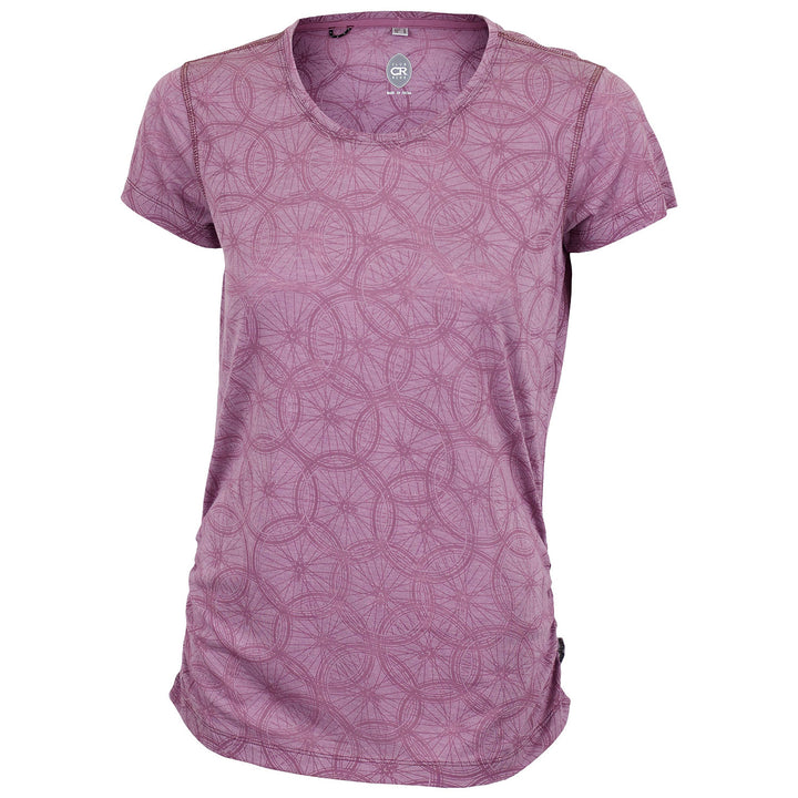 Club Ride Wheel Cute Short Sleeve Jersey - Women's Blush