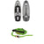 Ronix Technora Powertail+ Wakesurf Board + 10" Surf Handle + 25 ft Spinner Surf Rope 2019