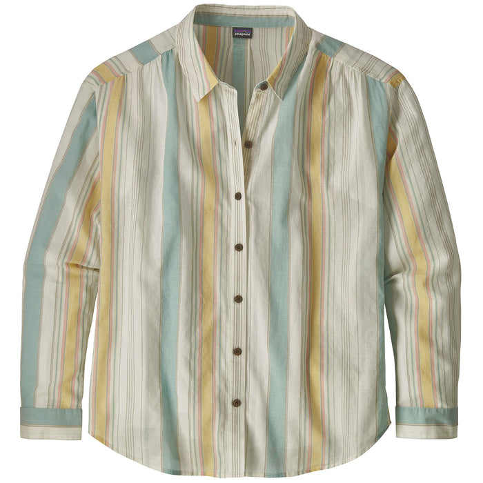 Patagonia Lightweight A/C Boyfriend Shirt - Women's Sunwash: Birch White