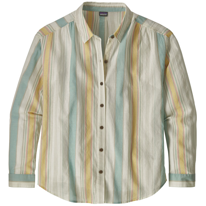 Patagonia Lightweight A/C Boyfriend Shirt - Women's Sunwash: Birch White