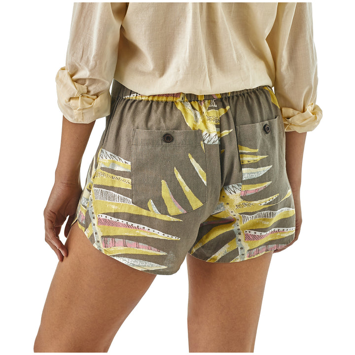 Patagonia Garden Island Shorts - Women's Palms Of My Heart Big: Marrow Grey