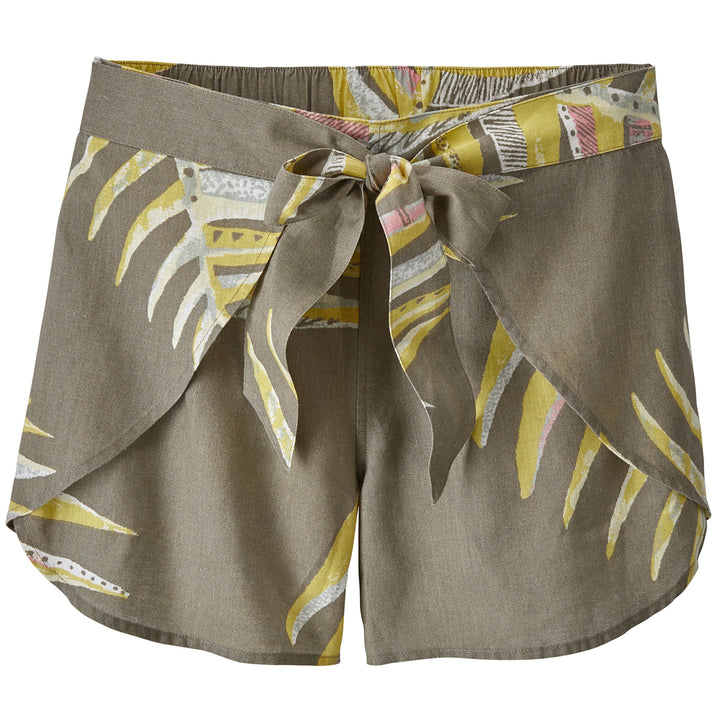 Patagonia Garden Island Shorts - Women's Palms Of My Heart Big: Marrow Grey
