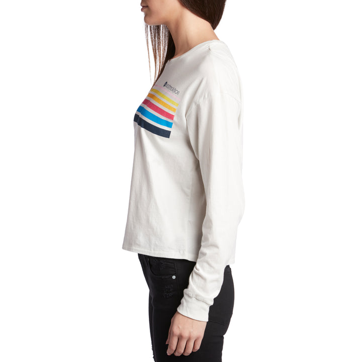 Sisstrevolution Retro Evolution Long-Sleeve T-Shirt - Women's Vintage White