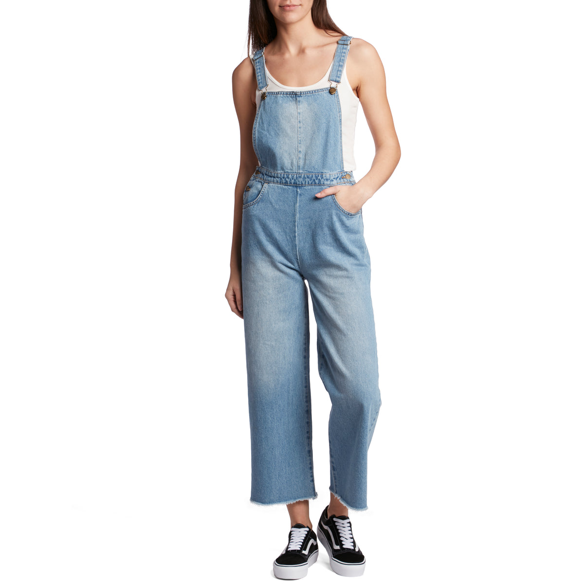 Sisstrevolution Overall Good Vibes Overalls - Women's Blue Wash
