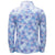 Spyder Bitsy Limitless Stargazer Zip T-Neck Fleece - Little Girls' Stargazer Blue Ice Print/Blue Ice