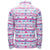 Spyder Bitsy Limitless Star Stripe Zip T-Neck Fleece - Little Girls' Star Stripe Multi Print/Taffy Pink