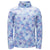 Spyder Bitsy Limitless Stargazer Zip T-Neck Fleece - Little Girls' Stargazer Blue Ice Print/Blue Ice