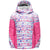 Spyder Bitsy Charm Jacket - Little Girls' Star Stripe Multi Print/Taffy Pink