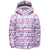 Spyder Bitsy Glam Jacket - Little Girls' Star Stripe Multi Print/White