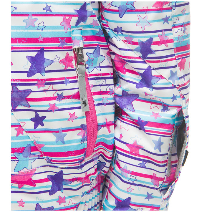 Spyder Bitsy Lola Jacket - Little Girls' Star Stripe Multi Print/Taffy Pink