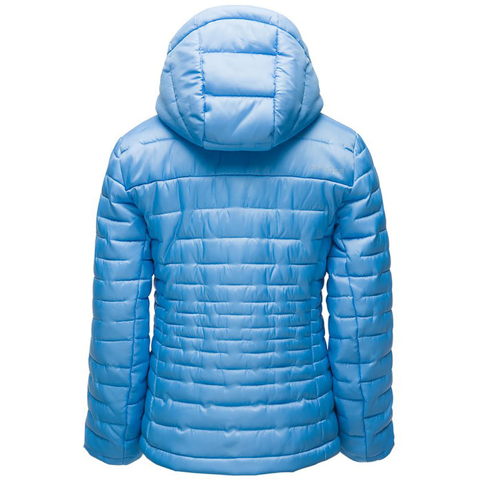 Spyder Edyn Hoodie Insulated Jacket - Girls' Blue Ice/Turkish Sea