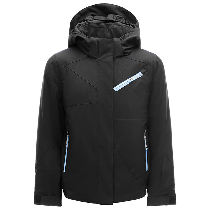 Spyder Lola Jacket - Girls' Black/Black/Blue Ice
