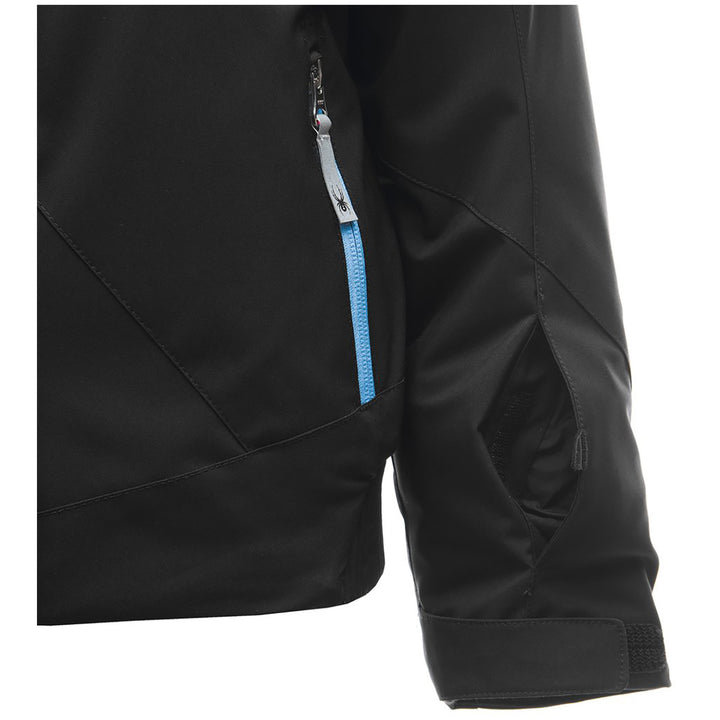 Spyder Lola Jacket - Girls' Black/Black/Blue Ice
